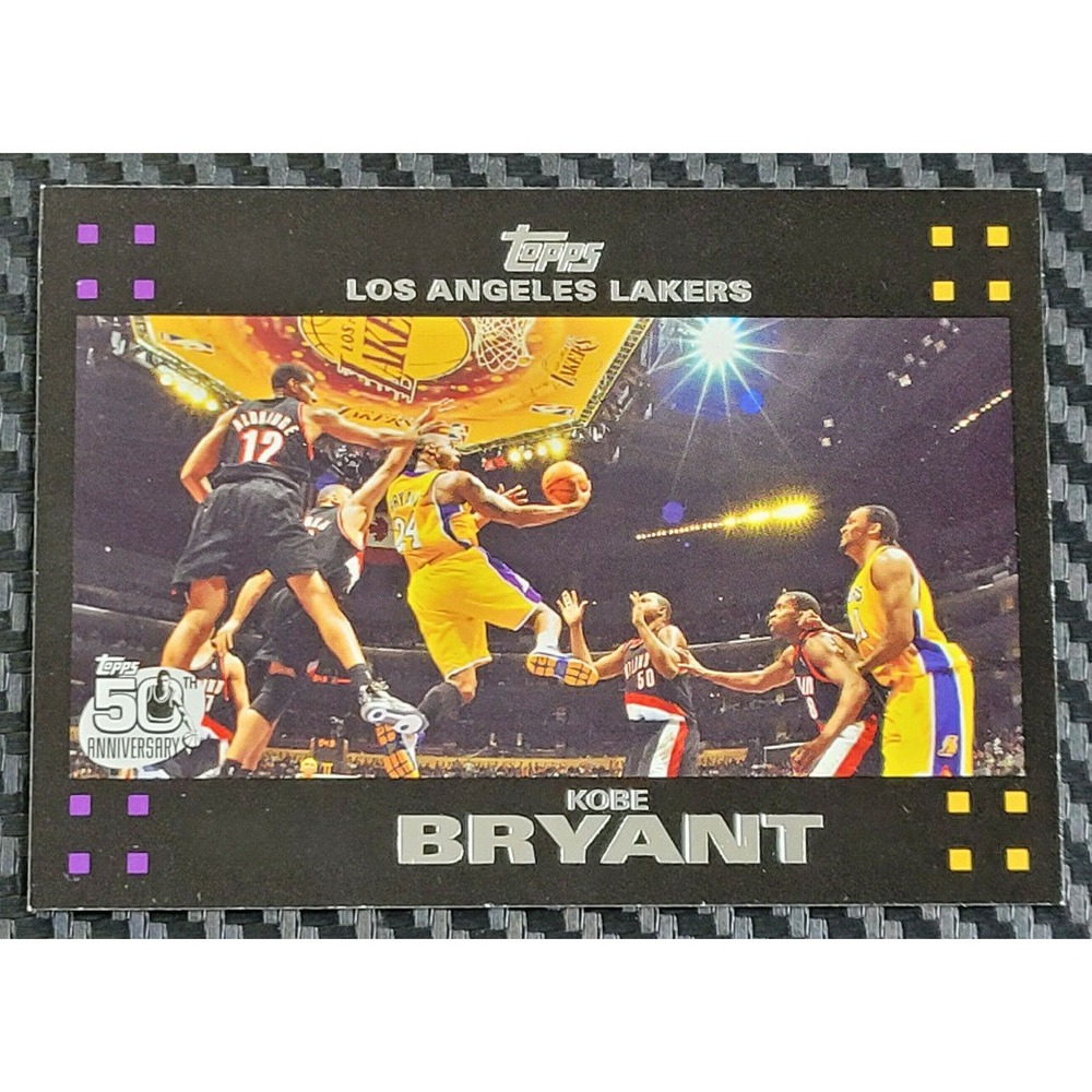 2007-08 TOPPS KOBE BRYANT LAKERS HOF!